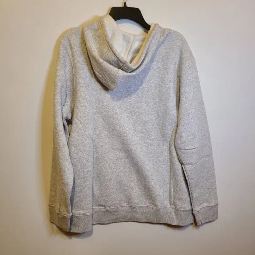 GAP 1969 GRAY LIGHTWEIGHT FLEECE HOODIE - XL - Picture 6 of 8
